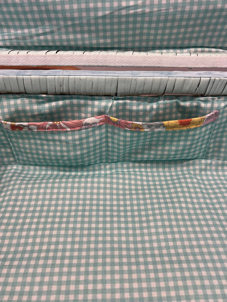 The Big Minty. Basket and accessories for 4. - One of a kind Handmade / Upcycled.