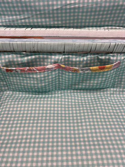 The Big Minty. Basket and accessories for 4. - One of a kind Handmade / Upcycled.