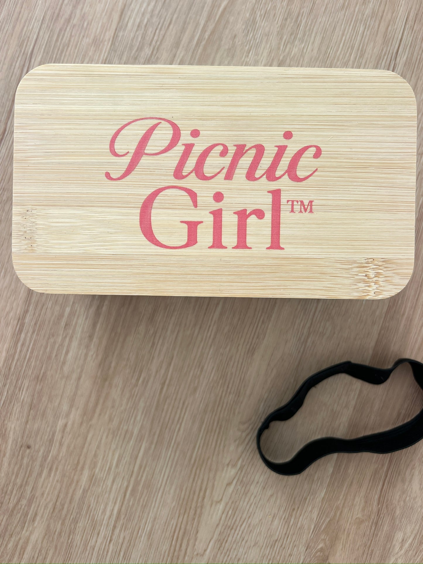 Picnic Girl Branded Bento Box - White