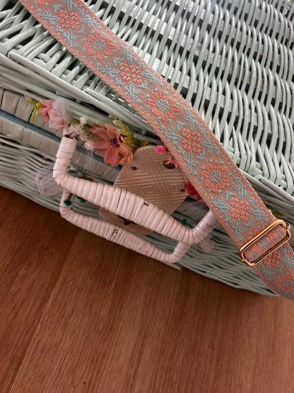 The Big Minty. Basket and accessories for 4. - One of a kind Handmade / Upcycled.