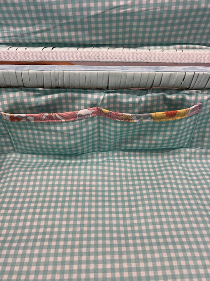 The Big Minty. Basket and accessories for 4. - One of a kind Handmade / Upcycled.