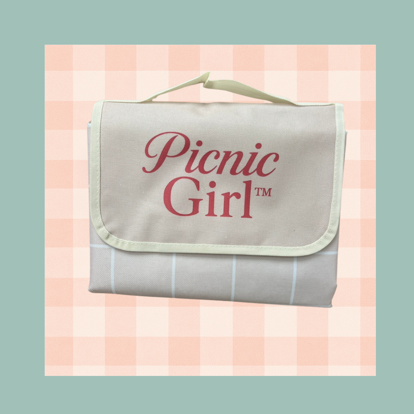 Spring Daisy.                             One Of A Kind Handmade / Upcycled Picnic Basket set
